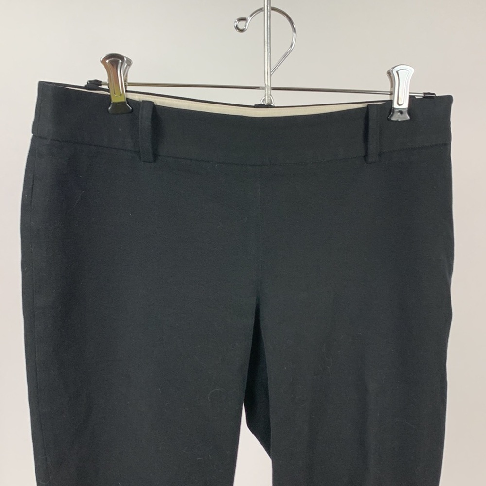 J. Crew City Fit Black Career Cropped Work Office Pants 4 - Picture 3 of 8
